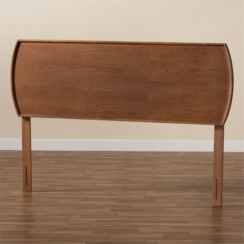 Baxton Studio Laurien Walnut Finished Wood Full Size Headboard