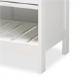 Baxton Studio Jaela Engineered Wood 2-Door Bathroom Storage Cabinet in White