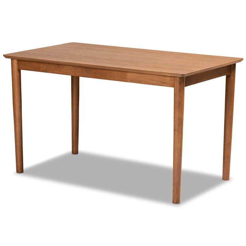 Baxton Studio Sanford Brown Finished Wood 5-Piece Dining Nook Set