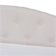 Baxton Studio Becker Transitional Brown Beige Twin Size Daybed with Trundle