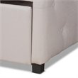 Baxton Studio Becker Transitional Brown Beige Twin Size Daybed with Trundle