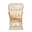 Baxton Studio Aya Natural Finished Rattan Armchair