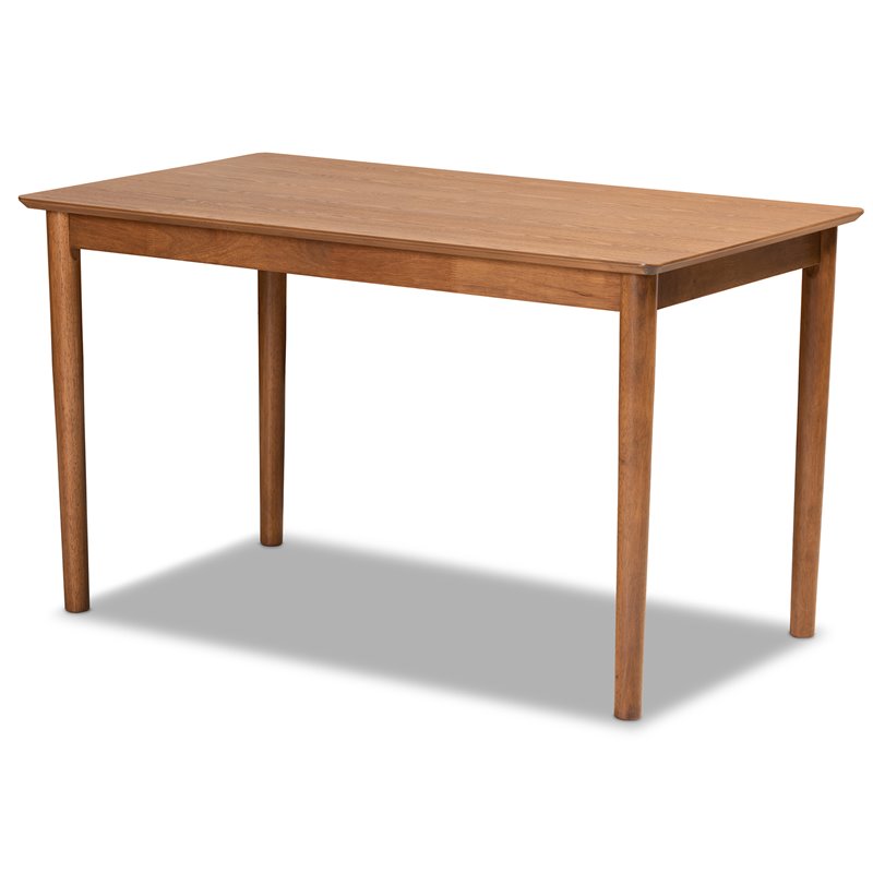 Baxton Studio Daymond Dark Brown and Brown Finished Wood 3-Piece Dining Nook Set