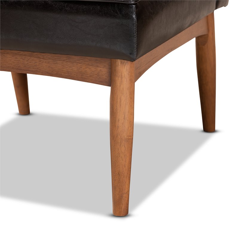 Baxton Studio Daymond Dark Brown and Brown Finished Wood Dining Chair
