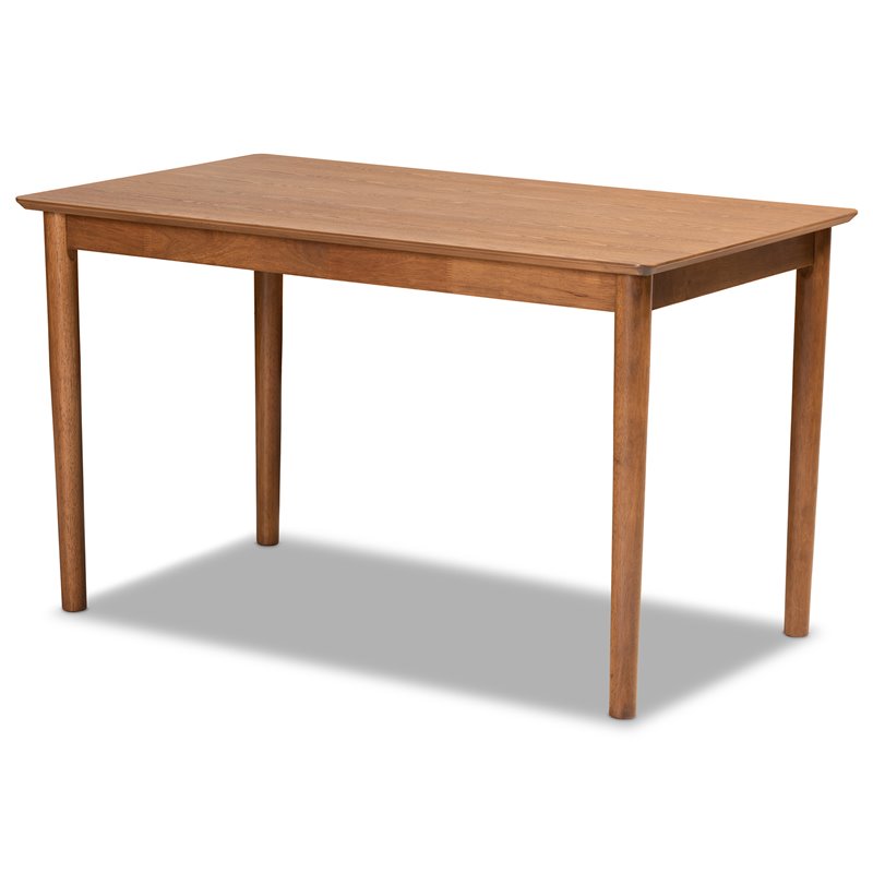 Baxton Studio Daymond Tan and Brown Finished Wood 3-Piece Dining Nook Set