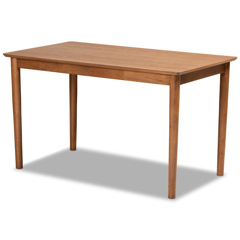 Baxton Studio Daymond Dark Brown and Brown Finished Wood 5-Piece Dining Nook Set