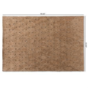 Baxton Studio Addis Handwoven Hemp Area Rug