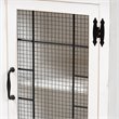 Baxton Studio Faron White and Oak Brown Finished Wood 3-Drawer Storage Cabinet