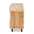 Baxton Studio Walda Oak Brown Finished Wood 2-Drawer TV Stand