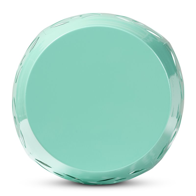 Baxton Studio Hallie Aqua Blue Finished Metal Outdoor Side Table