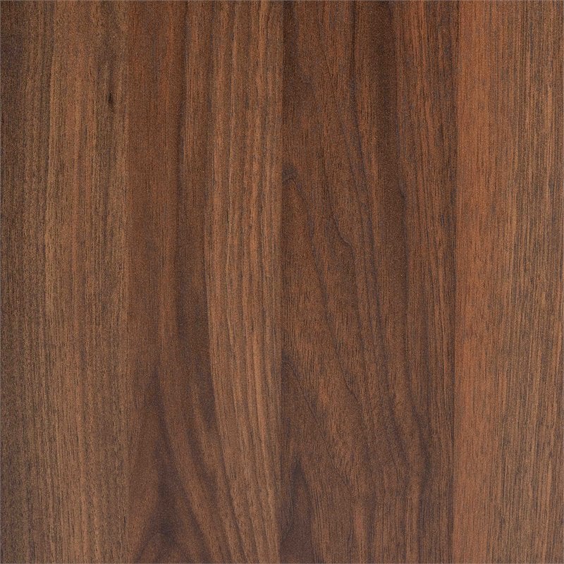 Baxton Studio Hartman Walnut Brown Finished Wood 2-Drawer Nightstand