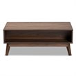 Baxton Studio Hartman Walnut Brown Finished Wood Coffee Table