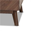 Baxton Studio Hartman Walnut Brown Finished Wood Coffee Table
