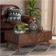 Baxton Studio Hartman Walnut Brown Finished Wood Coffee Table