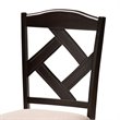 Baxton Studio Riona Dark Brown Finished Wood 5-Piece Dining Set