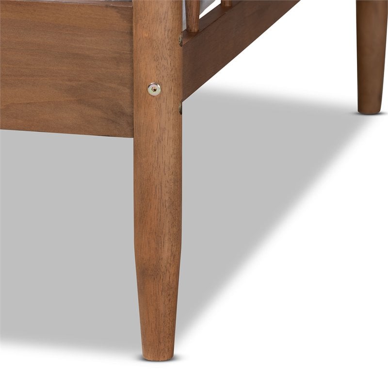 Baxton Studio Parson Classic Walnut Brown Finished Wood Twin Size Daybed