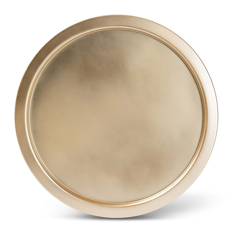 Baxton Studio Mabon Gold Finished Metal End Table