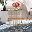 Baxton Studio Mabon Gold Finished Metal End Table