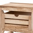 Baxton Studio Mandell Natural Brown Finished Wood 2-Drawer Storage Unit