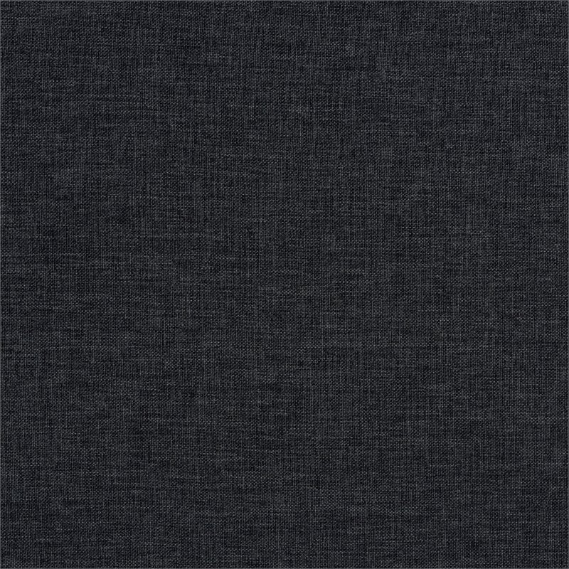 Baxton Studio Milligan Charcoal Fabric and Brown Finished Wood Full Size Daybed