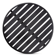 Baxton Studio Sadiya Industrial Black Metal Outdoor Side Table