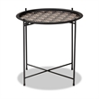 Baxton Studio Ivana Contemporary Black Metal Plant Stand