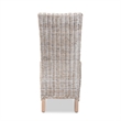 Baxton Studio Trianna Transitional Rattan and Natural Brown Wood Dining Chair
