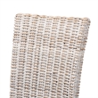 Baxton Studio Trianna Transitional Rattan and Natural Brown Wood Dining Chair
