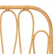 Baxton Studio Carrick Modern Brown Rattan Queen Size Wall-mount Headboard