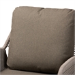 Baxton Studio Jennifer Gray Woven Rope Mahogany Accent Chair