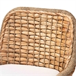 Baxton Studio Kyle Natural Brown Woven Rattan Counter Stool with Cushion