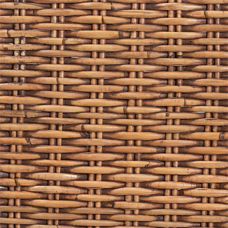Baxton Studio Neola Modern Bohemian Natural Rattan Dining Chair