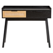 Baxton Studio Kalani Two-Tone Brown Wood 2-Drawer Console Table