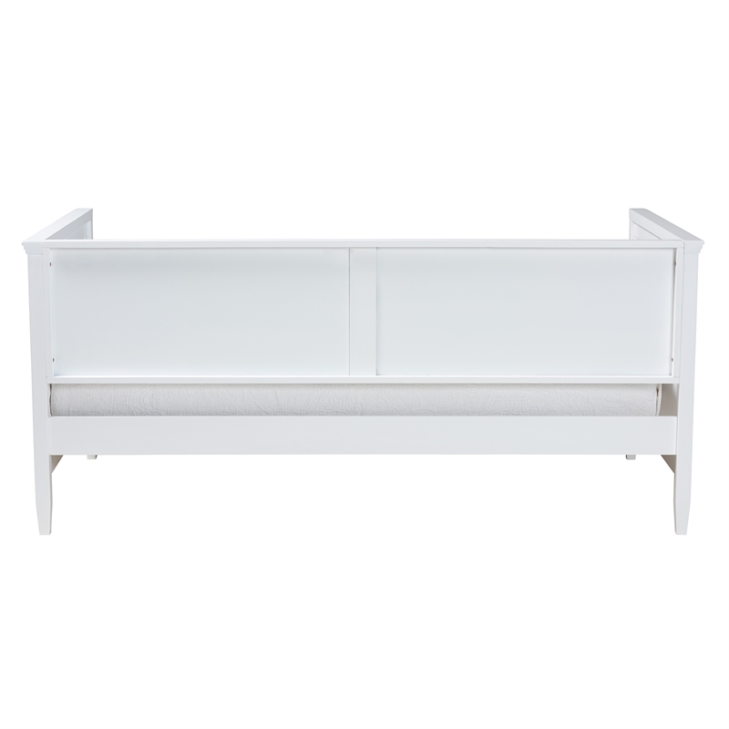 Baxton Studio Viva Classic and Traditional White Finished Wood Twin Size Daybed
