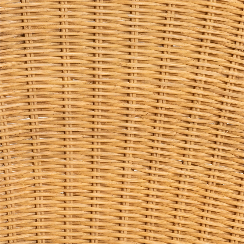 Baxton Studio Barito Modern Bohemian Natural Brown Rattan Dining Chair