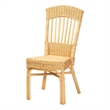 Baxton Studio Barito Modern Bohemian Natural Brown Rattan Dining Chair