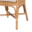 Baxton Studio Bella Modern Bohemian Natural Brown Rattan Dining Chair