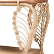Baxton Studio Bastet Modern Bohemian Natural Brown Rattan 2-Tier Console Table