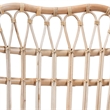 Baxton Studio Bajo Modern Bohemian Natural Brown Rattan Arm Chair