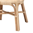 Baxton Studio Sumatera Modern Bohemian Natural Brown Rattan Dining Chair