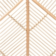 Baxton Studio Walid Natural Brown Rattan Queen Size Standalone Headboard