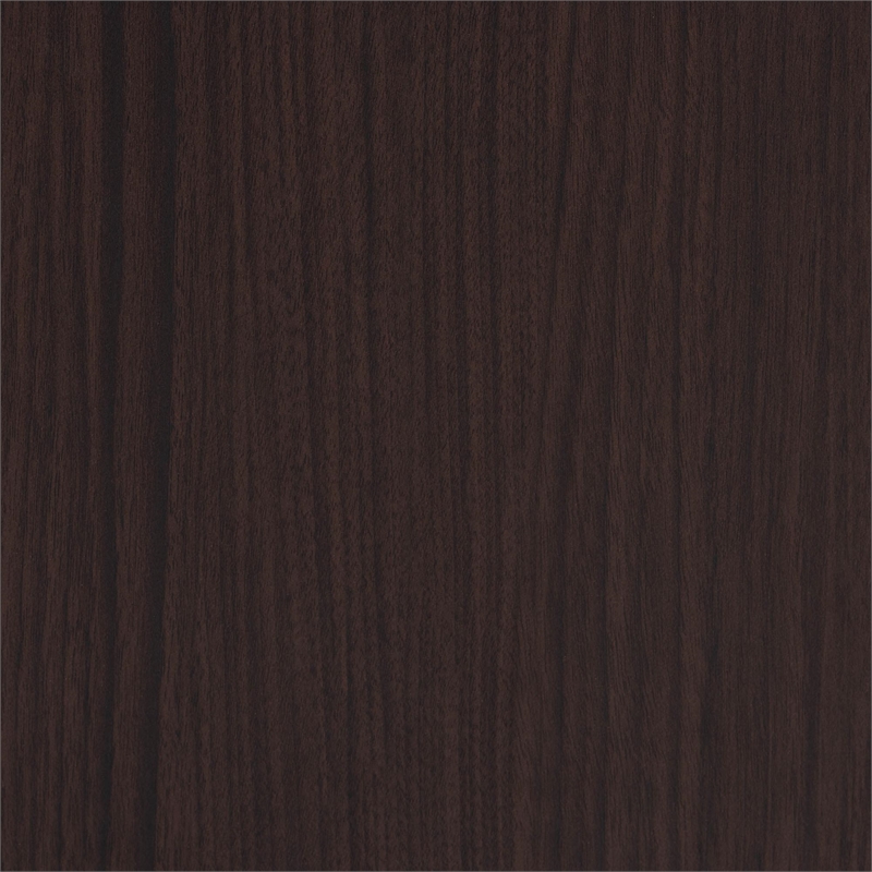 Baxton Studio Norwood Two-Tone Black and Espresso Brown Wood 2-Drawer End Table