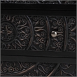 Baxton Studio Yelena Traditional Black Finished Wood 3-Drawer Storage Cabinet