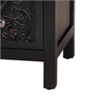 Baxton Studio Yelena Traditional Black Finished Wood 3-Drawer Storage Cabinet
