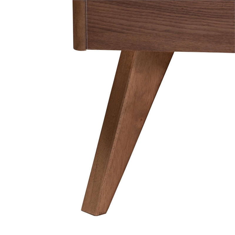 Baxton Studio Demeter Walnut Brown Finished Wood Queen Size 3-Piece Bedroom Set