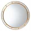 Baxton Studio Ulvi Antique Goldleaf Round Accent Mirror