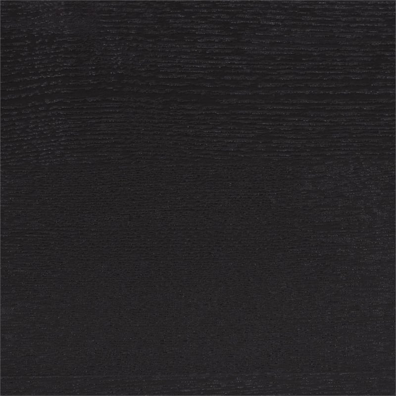 Baxton Studio Adriano Beige Fabric and Black Wood Queen Size Bed with Tables