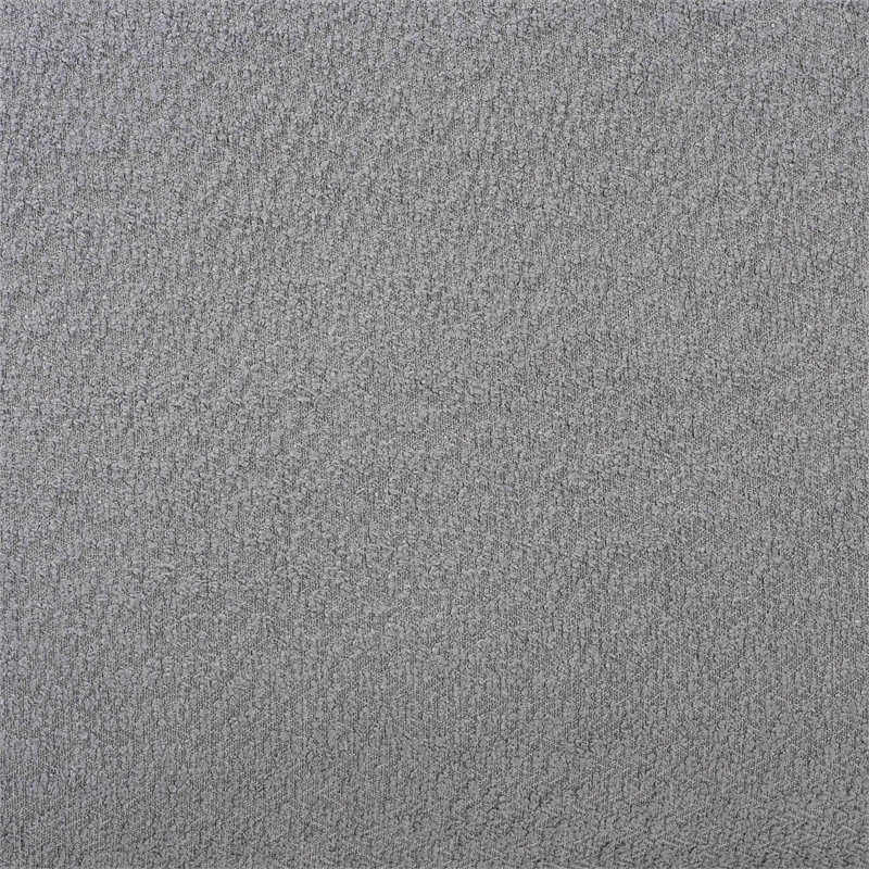 Baxton Studio Uriel Mid-Century Modern Grey Boucle Fabric Sofa