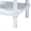 Baxton Studio Legrand Two-Tone White and Natural Brown 1-Drawer End Table