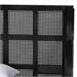 Baxton Studio Cascadia Black Wood Queen Size Wingback Platform Bed